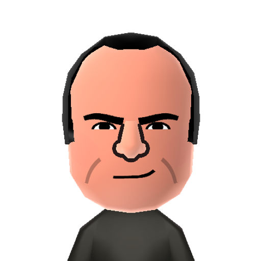 Nixon Mii character: The 37th President of the United States from 1969 to 1974.