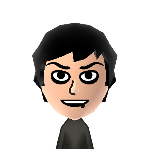 frank Mii character: Rhythm guitarist from the band My Chemical Romance