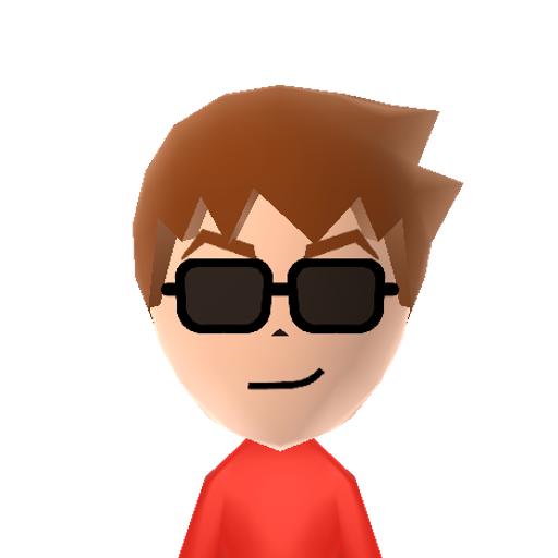 Protoman Mii character: From "Mega Man" games.