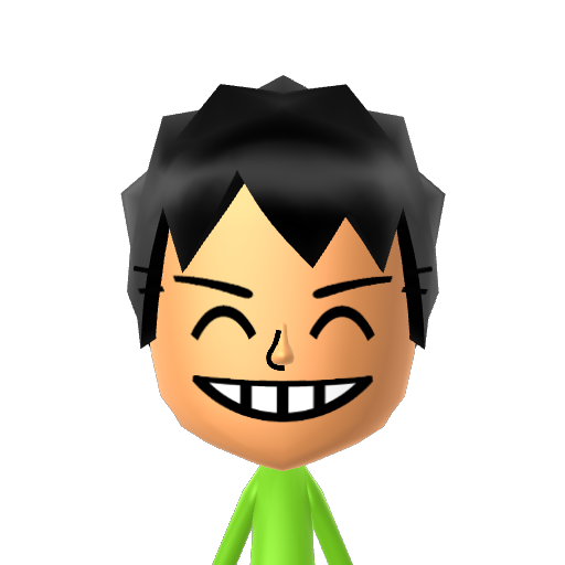 Luffy Mii character: These are extracted and derived from the Mii Central Miis from the 3DS Miitopia.
