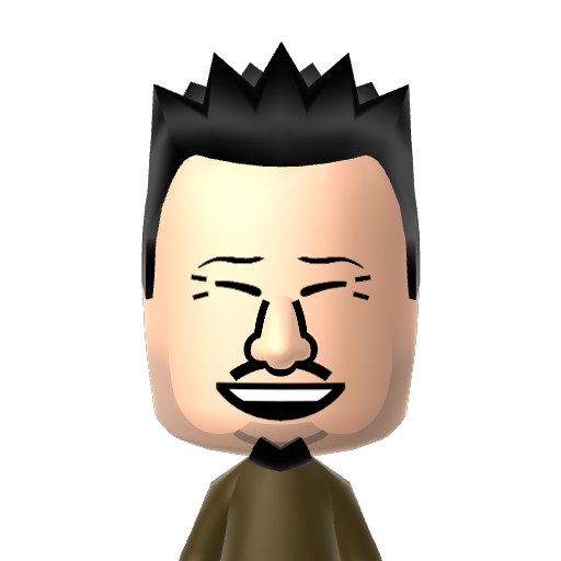 ケンドーコバヤシ Mii character: A Mii from Yoshimoto Comedians
