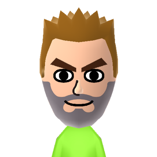 Rhett Mii character: From the Youtube show "Good Mythical Morning" and one half of the band Rhett & Link.