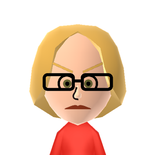スカリー Mii character: A Mii from Jinsei Game Wii EX