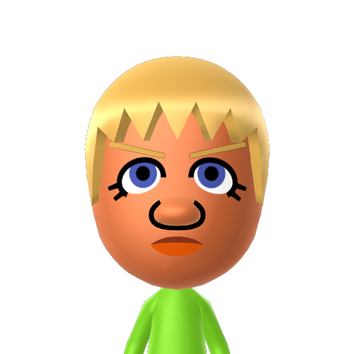 哂哄哆哇哈哉哌响哎哏 Mii character: This is a Mii for testing Mii nicknames.