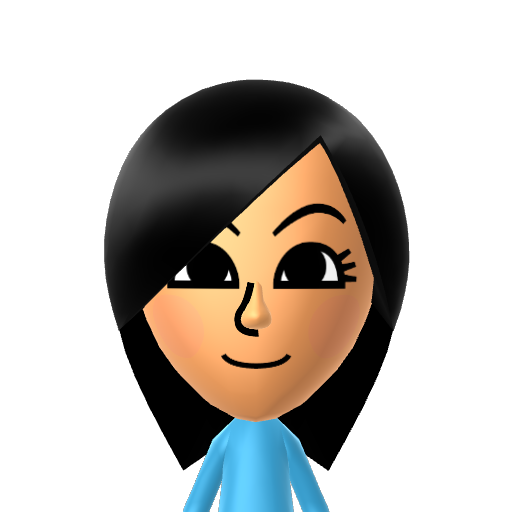 Becca Mii character: A Mii from Last Day of WaraWara Plaza, a mod for Nintendo Wii U (WaraWara Plaza)