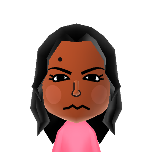 Alberta Mii character: A Mii from You Play Motion, a mod for Wii Play Motion.