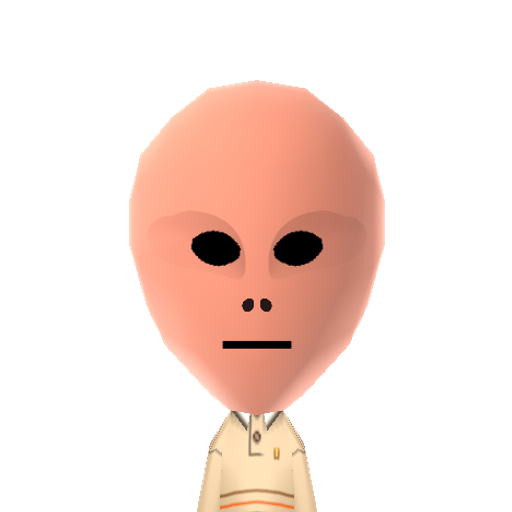Ayyyy LMFO Mii character: An alien mii that was found shared around social media sites for others to use.