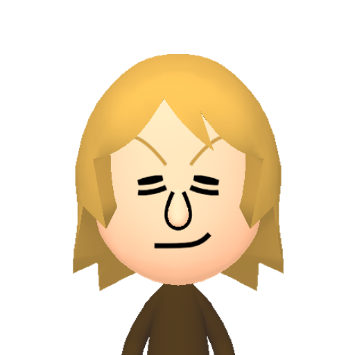 逞哮唠哺剔蚌蚜畔蚣蚪 Mii character: This Mii is from the Switch SDK as a SampleDB Mii.