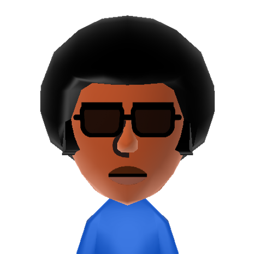 Tyrone Mii character preview