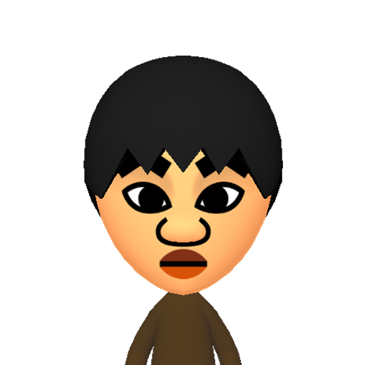 no name Mii character: This Mii is from the Switch SDK as a SampleDB Mii.