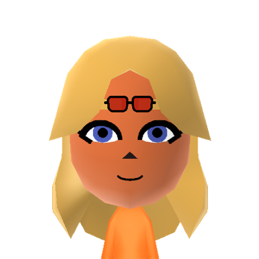 Tikal Mii character: Echidna from the Sonic the Hedgehog series