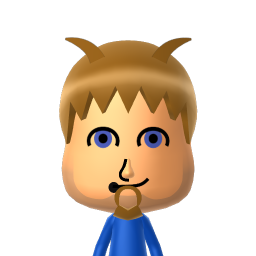 ? Mii character: A Mii uploaded to Check Mii Out Channel (WiiLInk)