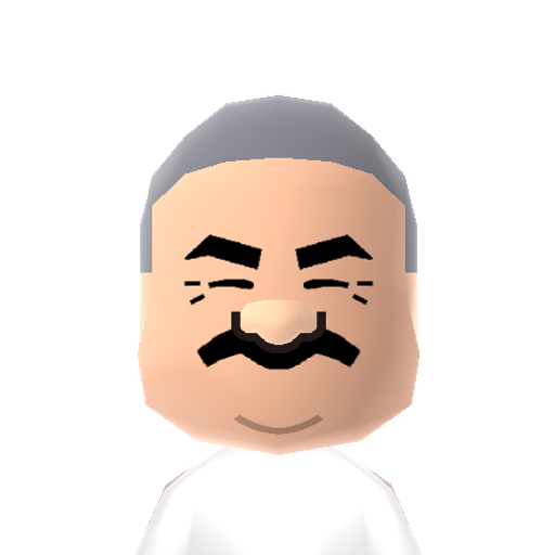 Mr. EAD Mii character: The F-Zero pilot of the Great Star.