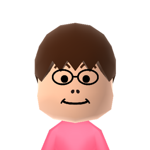 よこい Mii character: a Happy Hammerin' Staff Mii