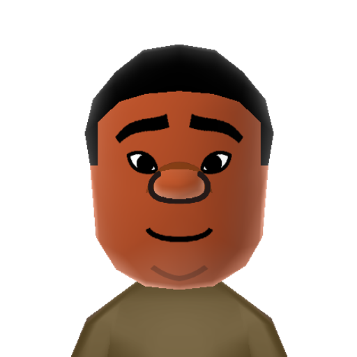 M. Puloki Mii character: The hula teacher from Disney's "Lilo & Stitch"