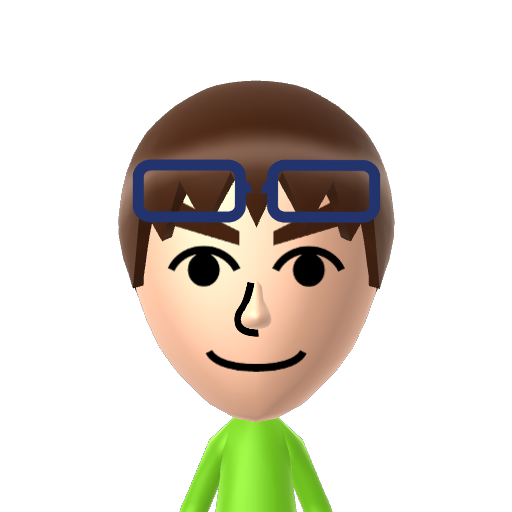 ? Mii character: A Mii uploaded to Check Mii Out Channel (WiiLInk)