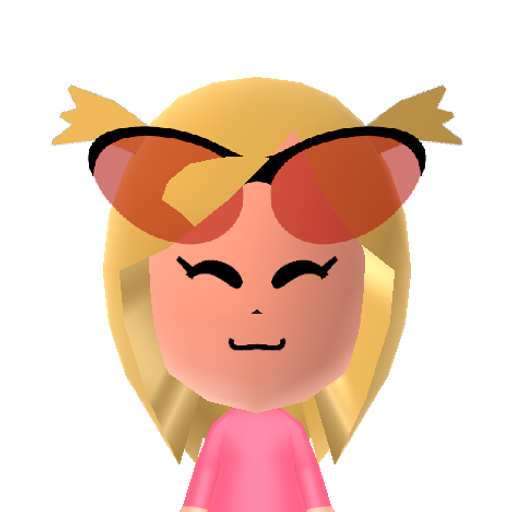 Skitty Mii character: The cute cat Pokemon.
