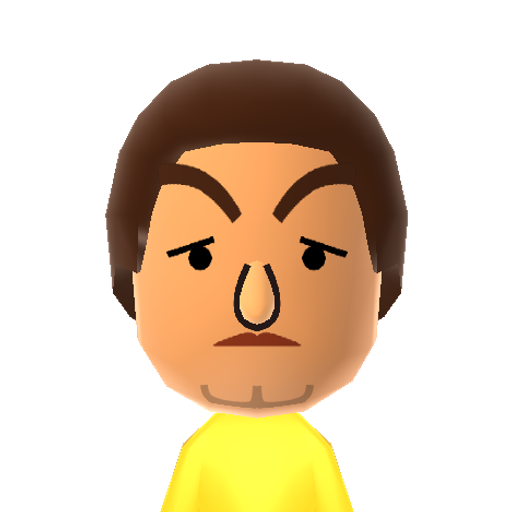 no name Mii character: A Mii from Dillon's Dead-Heat Breakers