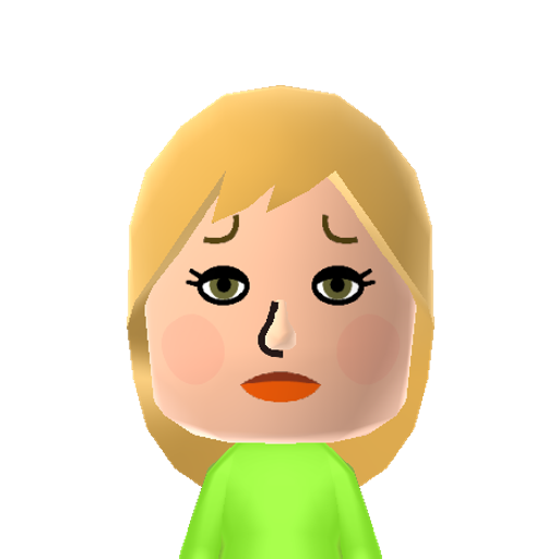 Mikaela Mii character: from Custom CPU Mii (Pack 4) QR Codes [@jere_asikainen]
