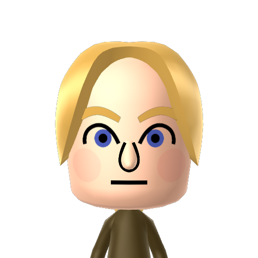 ? Mii character: A Mii uploaded to Check Mii Out Channel (WiiLInk)