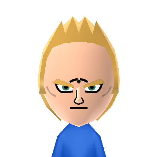 majnVegeta Mii character: Vegeta from "Dragon Ball" when he was controlled by Bibidi
