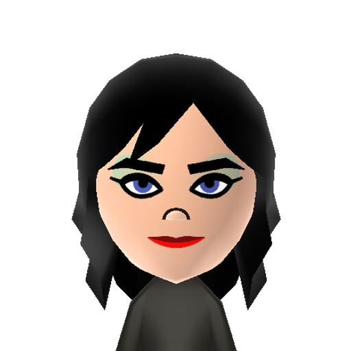 Björk Mii character: Icelandic singer.