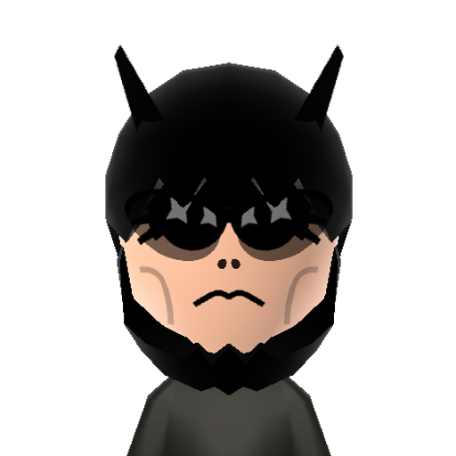 Batman Mii character preview