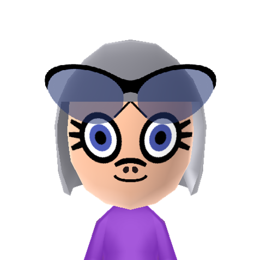 twilit Mii character: A pony from "My Little Pony Friendship is Magic".