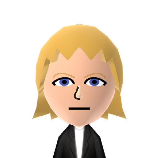 Raiden Mii character: Raiden, AKA Jack the Ripper from Metal Gear Rising: Revengeance. (Source: https://tomodachiqr.tumblr.com/post/88870189838)
