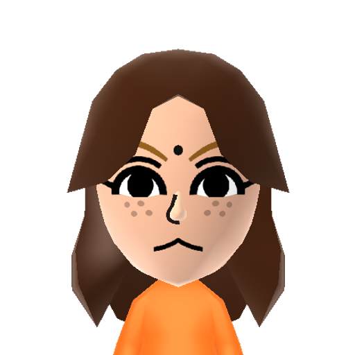 Forest Mii character preview