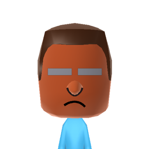 Herobrine Mii character preview