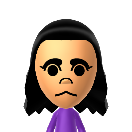 霍霎霏霓霖霜霞霪霭霰 Mii character: This is a Mii for testing Mii nicknames.