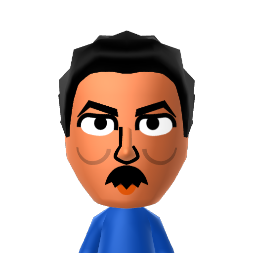 Rick Mii character: A Mii from You Play Motion, a mod for Wii Play Motion.