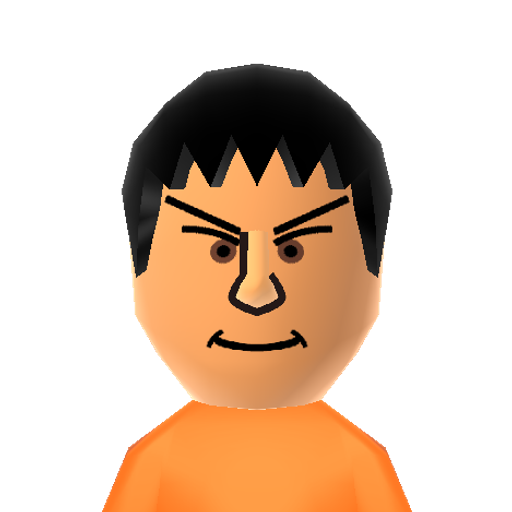 Bara Bear Mii character: From the Japanese manga "Yowamushi Pedal". The bara bear.