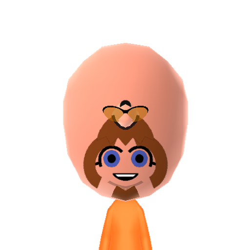 Daisy Mii character: This is a Princess Daisy mii that I imported from the Check mii out Channel ran by WiiLink24 and I got this Mii from the website from the search bar

Mii Entry Code: 7476-1182-3231

https://miicontest.wiilink.ca/artisans/100118721