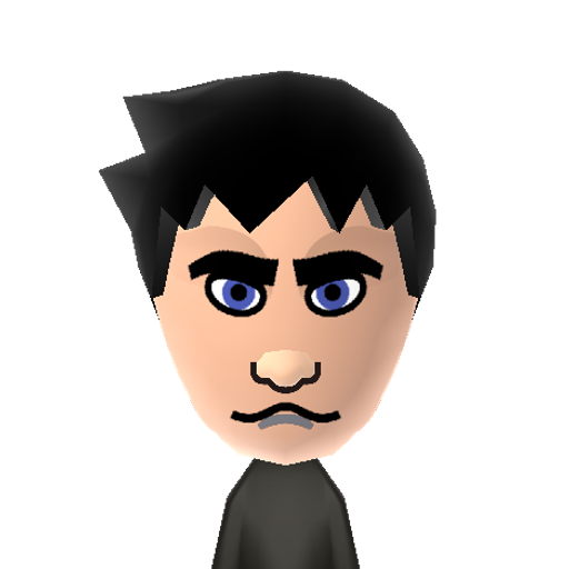 D. Darko Mii character: The main character of the 2002 sci-fi film of the same name, played by Jake Gyllenhaal. He almost died, wound up in a parallel universe, and kept seeing a creepy guy in a bunny mask who wasn't really there.