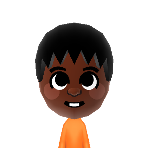 Server Mii character: A Mii from Wii Sports Resort: Meme Squad, a mod for Wii Sports Resort
