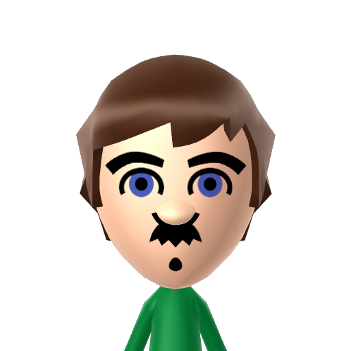 Luigi Mii character: A Mii from Wii Sports 3: Meme Squad, A mod for Wii Sports