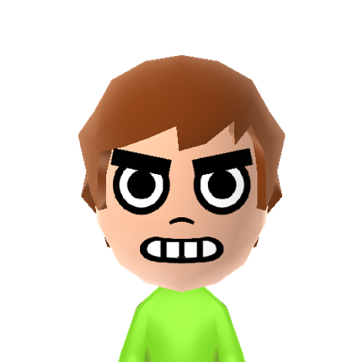 Scott P. Mii character: From "Scott Pilgrim" graphic novels. He uses various fighting skills that look like the skills from video games to fight his new girlfriend's evil ex-boyfriends. He also plays the electric bass and sometimes uses it in some battles.