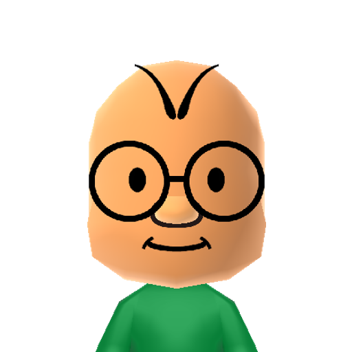 Lakitu Mii character: Enemy from Super Mario games who lives in a cloud.
