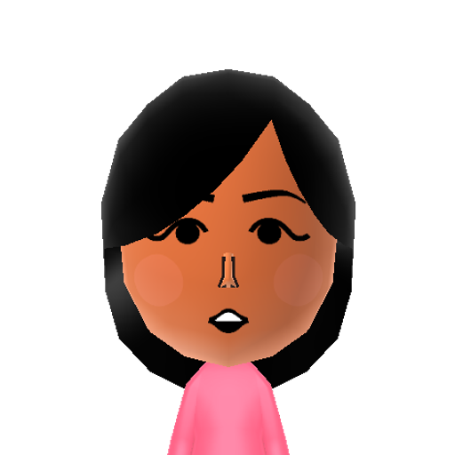 Mariko Mii character: A Mii found in unused WaraWara files
