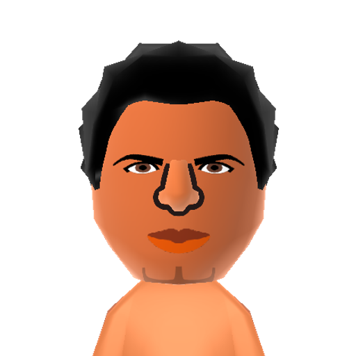 MuhamadAli Mii character: Greatest boxer of all time aka Cassius Clay Jr.