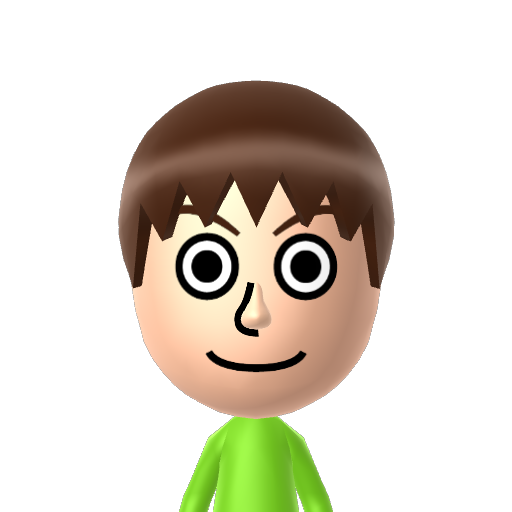 ? Mii character: A Mii uploaded to Check Mii Out Channel (WiiLInk)