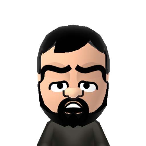 Pavarotti Mii character: Well known Italian opera singer and one of "The Three Tenors".