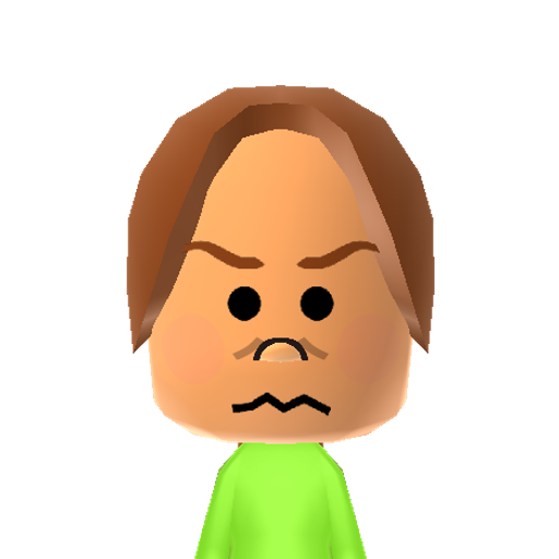 Mii192 Mii character: A Mii found in unused WaraWara files