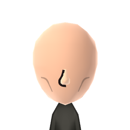 Slenderman Mii character preview