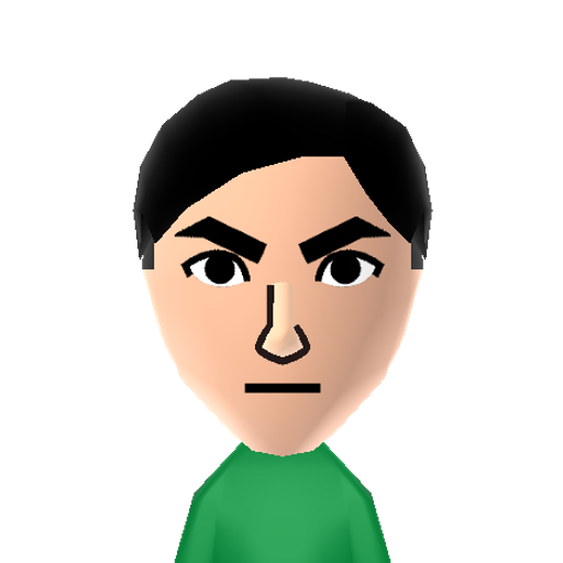 テレビスタッフM2 Mii character: This Mii is from the game AKB48+Me released for the 3DS in 2012, based off the music group.