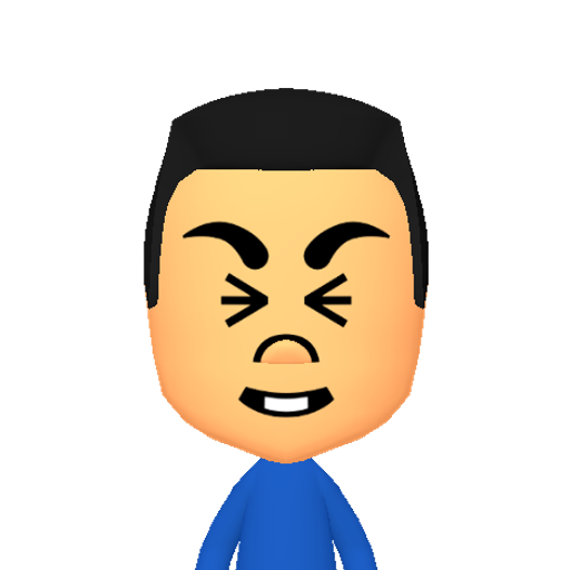 no name Mii character: This Mii is from the Switch SDK as a SampleDB Mii.
