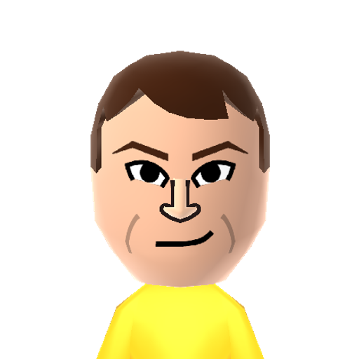 Mustard Mii character: From the board game "Clue".