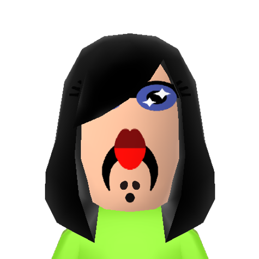 SMACK Mii character: Random mii i found on my streetpass mii plaza